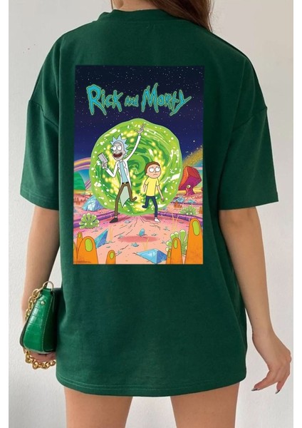 Only Trendwear Unisex Rick And Morty Baskılı T-Shirt fiyatları
