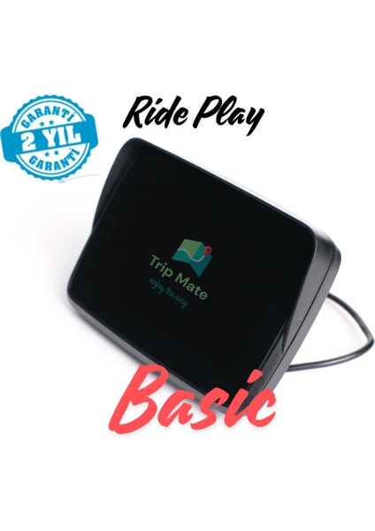 Ride Play Basic Motosiklet Carplay ve Navigasyon Cihazı