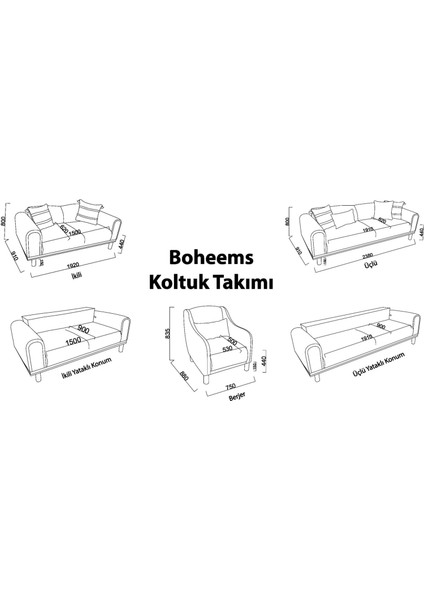 Boheems Koltuk Takımı fırsatları