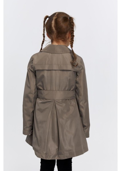 Belden Bağlamalı Kız Çocuk Trençkot 51316 modelleri