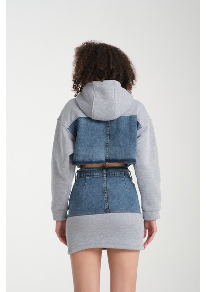 Kadın Denim Etekli Takım 1077 fırsatları