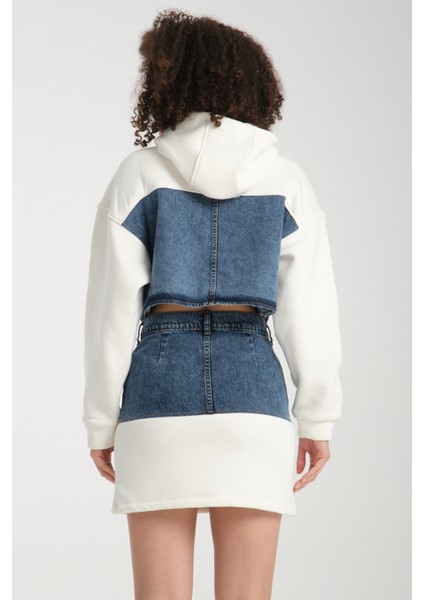 Kadın Denim Etekli Takım 1077 fırsatları