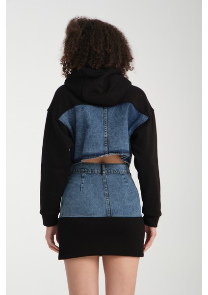 Kadın Denim Etekli Takım 1077 fırsatları