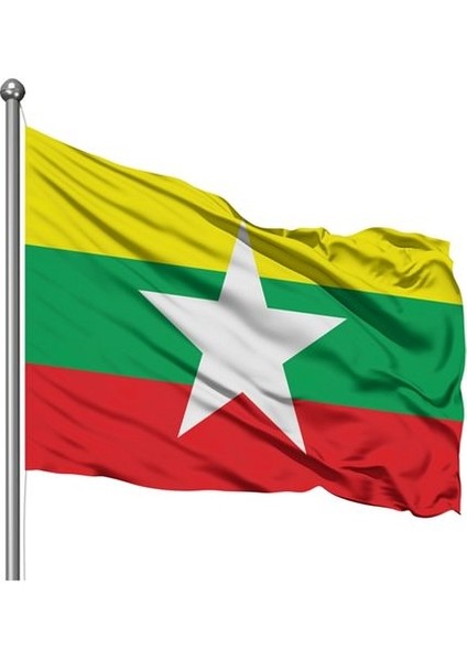 Myanmar Gönder Bayrağı (100 x150 Cm)