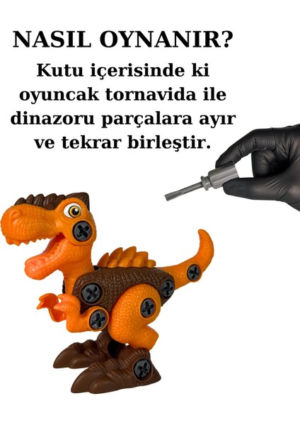 Ceyden Sök Tak Turuncu Dinazor Yapboz Oyuncak Puzzle Legolar Geliştirici Çocuk Oyuncağı fiyatları