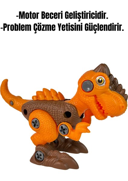 Ceyden Sök Tak Turuncu Dinazor Yapboz Oyuncak Puzzle Legolar Geliştirici Çocuk Oyuncağı modelleri