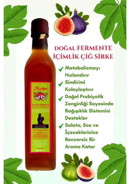 Doğal Fermente İncir Sirkesi