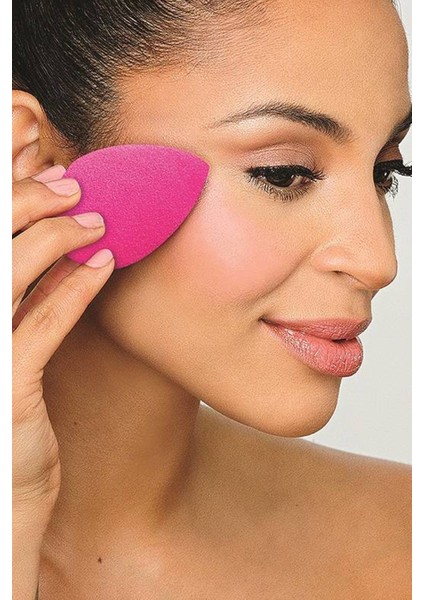 4 Adet Profesyonel Yüz Make-Up Makyaj Sürgeri Armut Şeklinde Tatlı Islak Kuru Kullanım