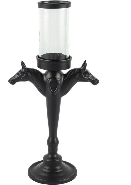 Siyah At Cam Mumluk 25X15X53CM