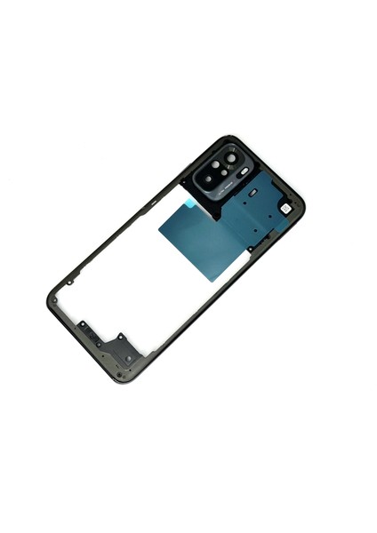 Xiaomi Redmi NOTE 10S (4G) Uyumlu FULL KASA Arka Kapak Batarya Kapağı - SİYAH