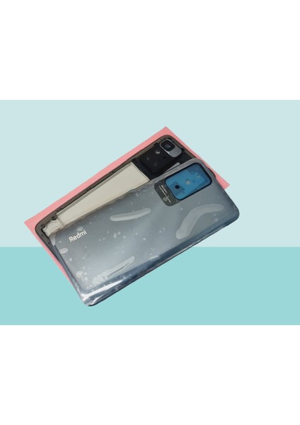 Xiaomi Redmi 10 - 2022 - Uyumlu FULL KASA Arka Kapak Batarya Kapağı - SİYAH