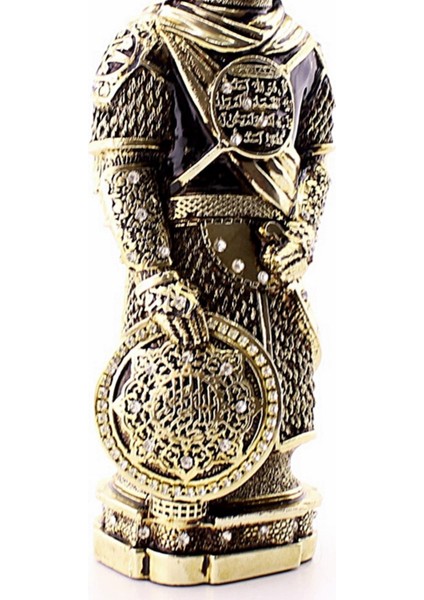 Zırhlı Cevşen Ayetli Asker Gold Biblo 3 Boyutlu Küçük Boy 24 cm indirimleri