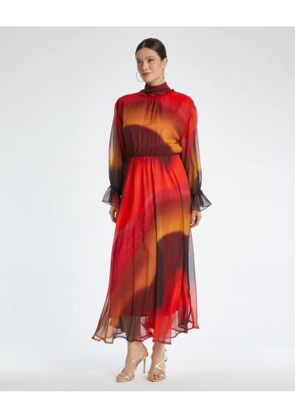 Kadın Midi Elbise - Modern Tasarım - Günlük ve Özel Gün Için Elbise