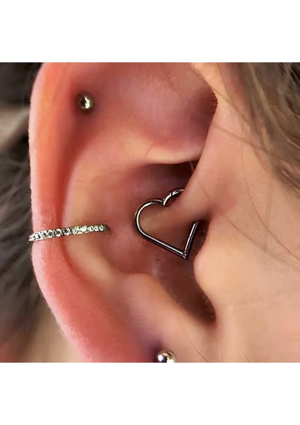 F136 Titanyum Daith Piercing - Kalpli Daith Piercing- Titanyum Piercing fiyatları