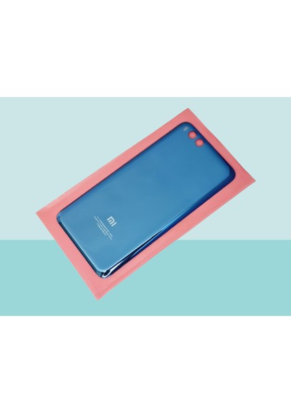Xiaomi Mi 6 Arka Kapak Batarya Kapağı - Mavi