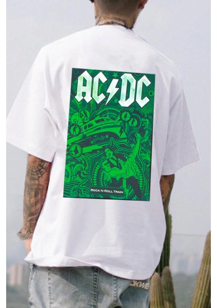 Only Trendwear Unisex Acdc Baskılı T-Shirt