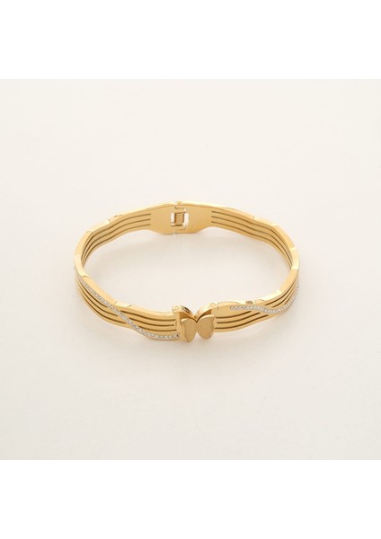 Kelebek Desenli Çelik Kelepçe