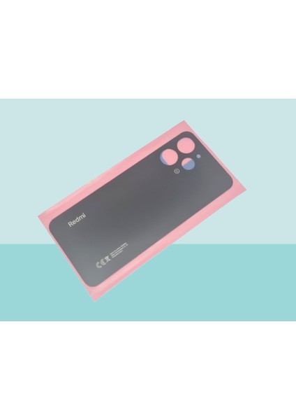 Xiaomi Redmi 12 -4G- Uyumlu Arka Kapak Batarya Kapağı - SİYAH