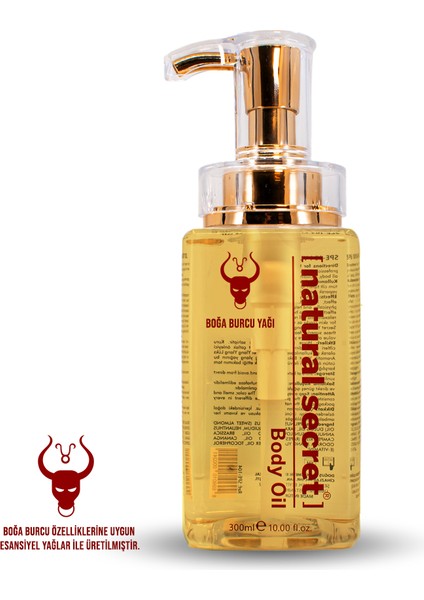 BOĞA Burcu Özel Etkili Bakım ve Masaj Yağ / TAURUS MASSAGE & BODY CARE OIL 300ml