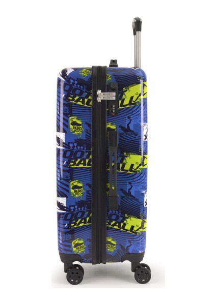 Trolley Valiz Ball Lacivert Orta Boy, 4 Çift Tekerlekli, Kırılmaz, TSA Kilitli Unisex Orijinal Garantili GB.234822.M