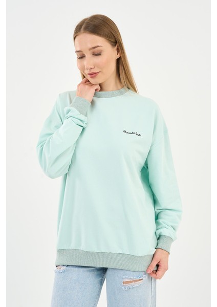 Alexandergardi Bisiklet Yaka Sweatshirt (B23-0020)