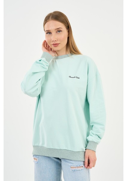 Alexandergardi Bisiklet Yaka Sweatshirt (B23-0020)