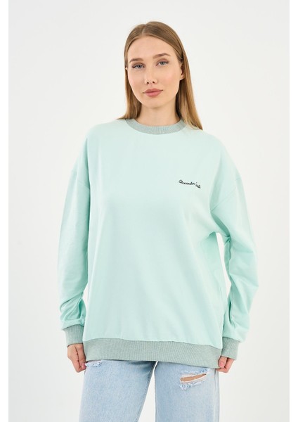 Alexandergardi Bisiklet Yaka Sweatshirt (B23-0020)