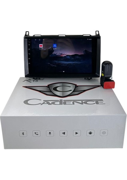 Mercedes B200 2004-2012 Cadence R15 (Dvr Kayıt Cihazı Hediye) Pro Oem Multimedia