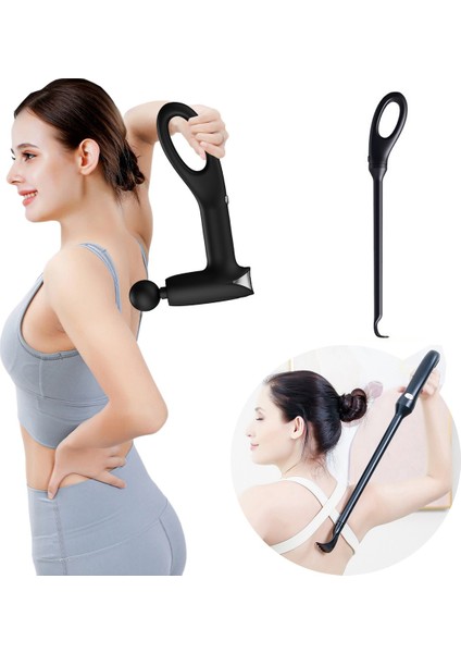 KH-555 30W Güçlü Motorlu Masaj Aleti – 6 Kademeli, 4 Başlıklı, Kablosuz