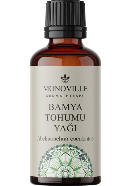 Bamya Tohumu Yağı 30 ml Soğuk Sıkım Saf ve Doğal (Okra Seed Oil)