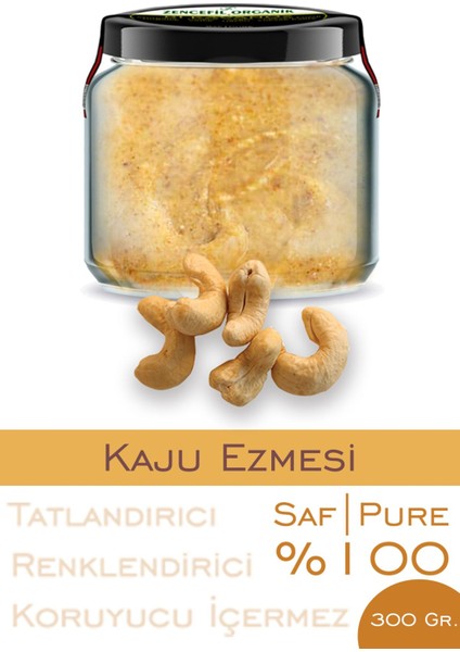Kaju Ezmesi Şeker İlavesiz Bi Kavanoz 330 cc
