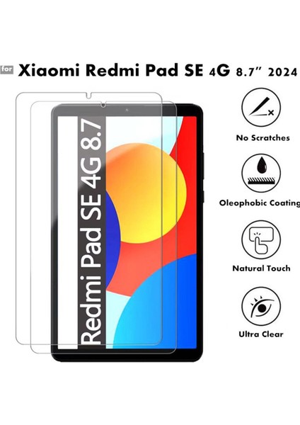 Redmi Pad Se 8.7 Inch Uyumlu Tablet Nano Ekran Koruyucu Kırılmaz Nano Cam Koruma