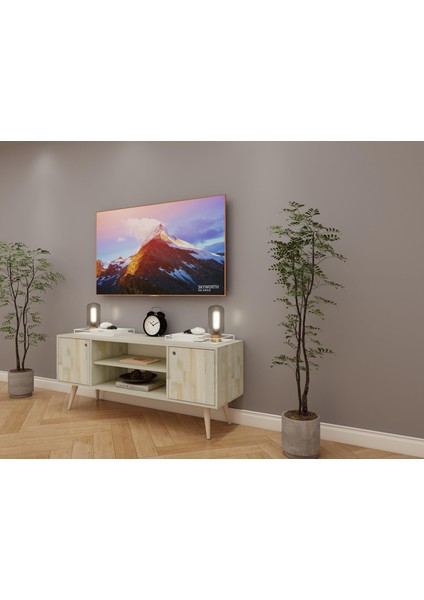 Nehir Ahşap Ladin Tv Ünitesi