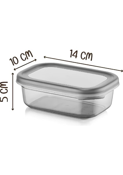 Birdoludükkan 12'Li Dikdörtgen 400 Ml Saklama Kabı