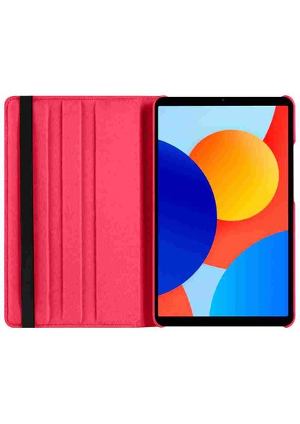 Xiaomi Redmi Pad Se Uyumlu 8.7 Inç Fuchsia 360 Dönebilen Standlı Kılıf
