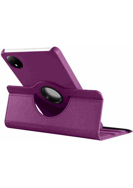 Xiaomi Redmi Pad Se Uyumlu 8.7 Inç Fuchsia 360 Dönebilen Standlı Kılıf