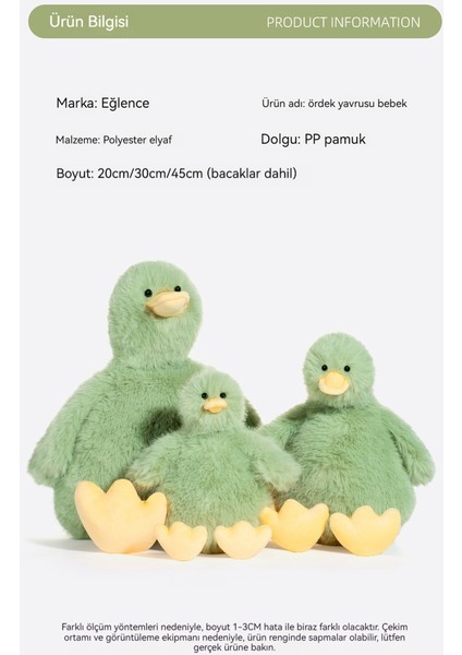 20CM Eğlenceli Radom Sevimli Ördek Peluş Oyuncak Ördek (Yurt Dışından)