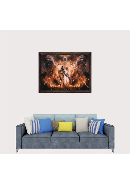 Türkçü, Türk Ordusu Jandarma Çerçeveli Cam Duvar Tablosu 30 x 45 cm fiyatları