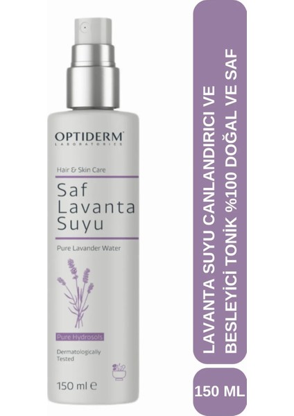 Lavanta Suyu Canlandırıcı ve Besleyici Tonik Doğal ve Saf 150 ml
