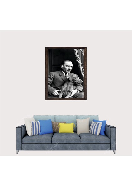 Türkçü, Mustafa Kemal Atatürk , Türk, Çerçeveli Cam Duvar Tablosu 20 x 30 cm Sp5 fiyatları