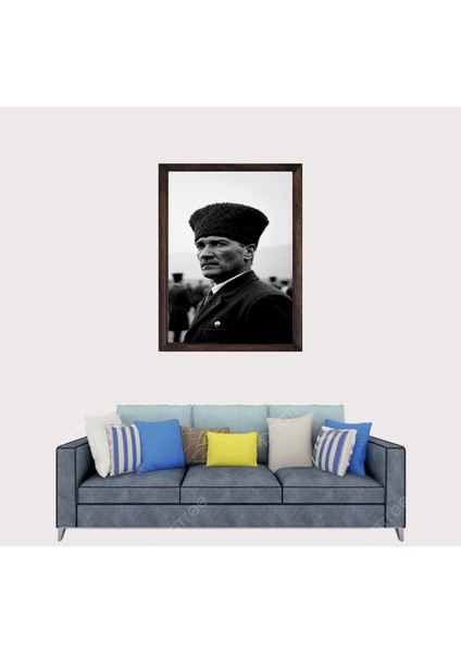 Türkçü, Mustafa Kemal Atatürk , Türk, Çerçeveli Cam Duvar Tablosu 20 x 30 cm SP11 fiyatları
