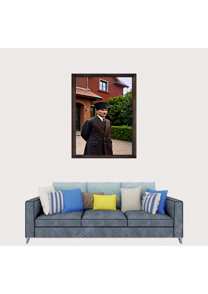 Türkçü, Mustafa Kemal Atatürk , Türk, Çerçeveli Cam Duvar Tablosu 20 x 30 cm SP13 fiyatları