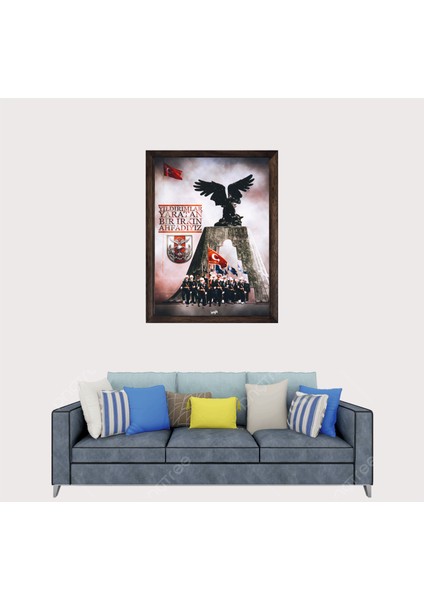 Türkçü, Tsk, Türk Silahlı Kuvvetleri Çerçeveli Cam Duvar Tablosu 20 x 30 cm fiyatları