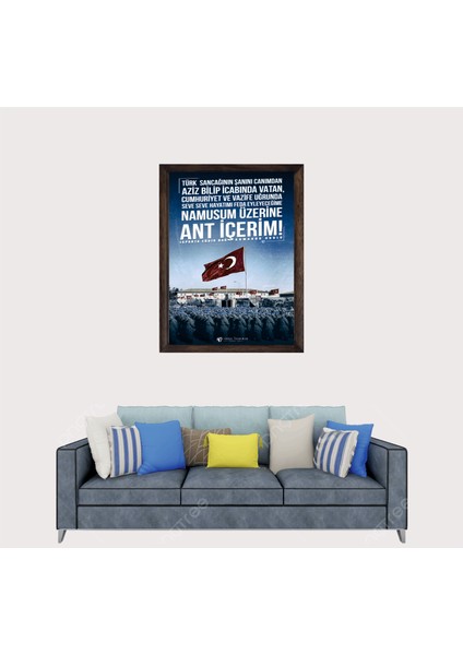 Türkçü, Komandolar, Çerçeveli Cam Duvar Tablosu 20 x 30 cm fiyatları