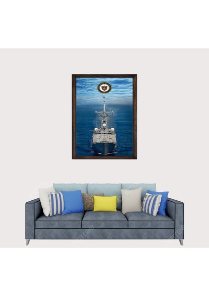 Türkçü, Türk Donanması, Gemileri Çerçeveli Cam Duvar Tablosu 30 x 45 cm Sp1 fiyatları