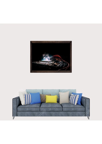 Trabzon, Trabzonspor Papara Park Stadyumu Çerçeveli Cam Duvar Tablosu 30 x 45 cm Sp4 fiyatları