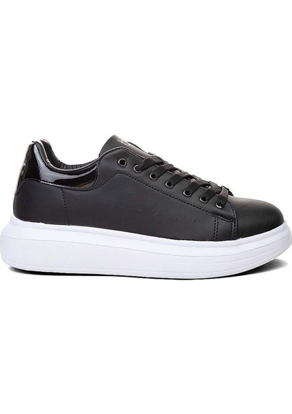 150-25 Deri Comfortable Erkek Sneaker Siyah Beyaz fiyatları