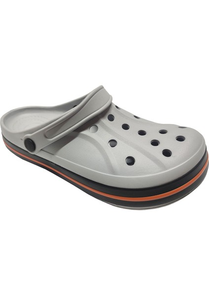 E800-3-25 Anatomik Sabo Terlik Gri Siyah Turuncu 36-40