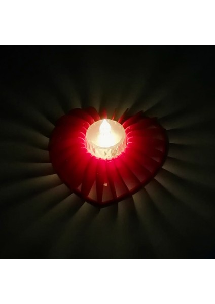 Romantik anlar için Kalp Mumluk, Tea Light-Candle modelleri