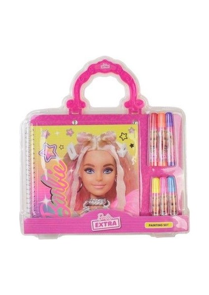 Barbıe B-0300 Boyama Seti-Çantalı